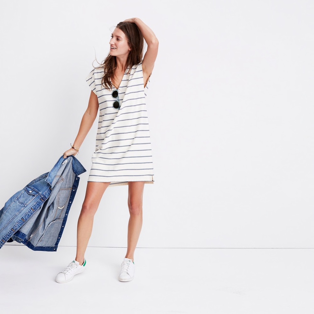 NWOT Madewell Vacances Dress Leta Stripe